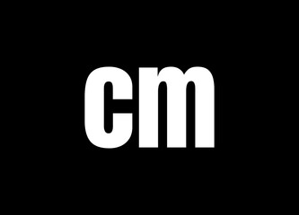 cm capital logo. letter cm capital business for company - obrazy, fototapety, plakaty