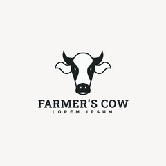 cow logo template