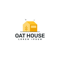 oat house logo template