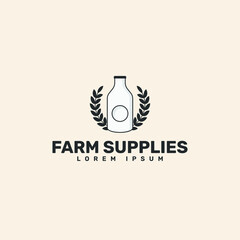 milk logo template