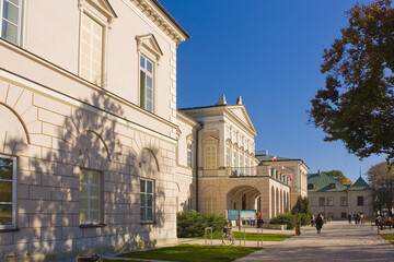 Fototapeta na wymiar Lubomirski Palace (Maria Curie-Sklodowska University) in Old Town in Lublin, Poland