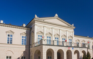Lubomirski Palace (Maria Curie-Sklodowska University) in Old Town in Lublin, Poland	
 - obrazy, fototapety, plakaty