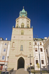 Trinitarian Tower in Old Town of Lublin, Poland	
