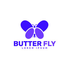 butterfly logo template
