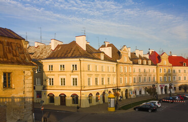 Fototapeta na wymiar Architecture of Old Town in Lublin, Poland 