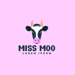 cow logo template