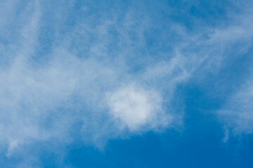 blue sky with white clouds for banner card wallpaper background