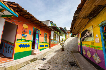 Guatape, Antioquia / Colombia - May 25, 2022. Tourist municipality of Colombia and eastern...