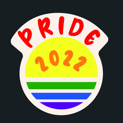 lgbt pride graphic elements, logos, stickers