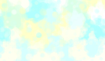 Light blue and yellow paint splatter pattern