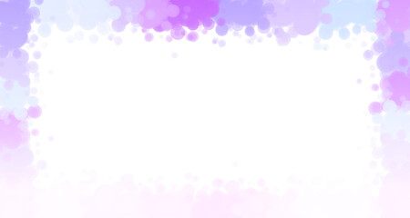 Pink and purple Painted Splatter Frame Background
