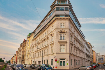 Architecture and Road Scenery in Vienna, Austria