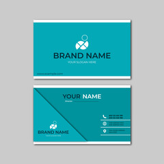 Fototapeta premium elegant modern business card design template