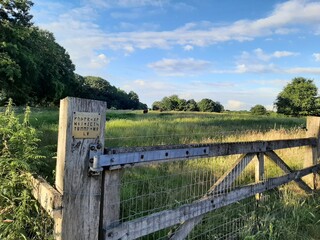 gate in the field