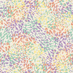 seamless pastel camouflage from dot shape pattern background , greeting card or fabric