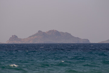 Sand beach in Kos Island, Greece, Aegean Sea