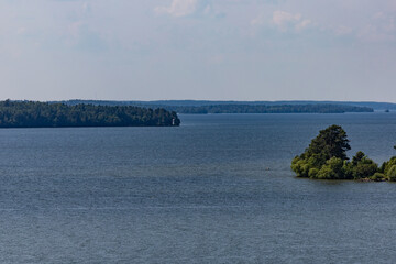 Birka, Sweden A view of Lake Malaren from Birka island.