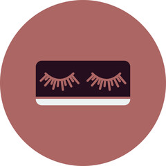 Fototapeta premium Eyelashes Icon
