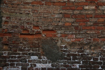 Old dirty brick wall