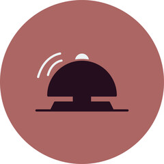 Fototapeta premium Hotel bell Icon