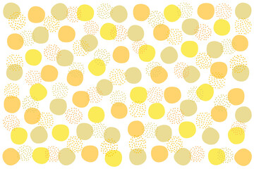 ドット柄のシンプルなイラスト素材