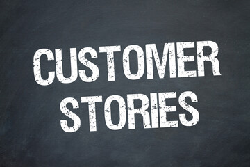 Obraz premium Customer Stories