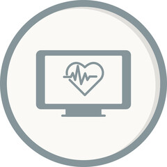 Heart monitoring Icon