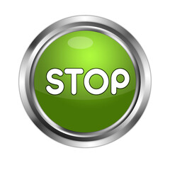 
Luxury 3D stop button template.