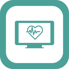 Heart monitoring Icon