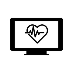 Heart monitoring Icon