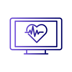 Heart monitoring Icon