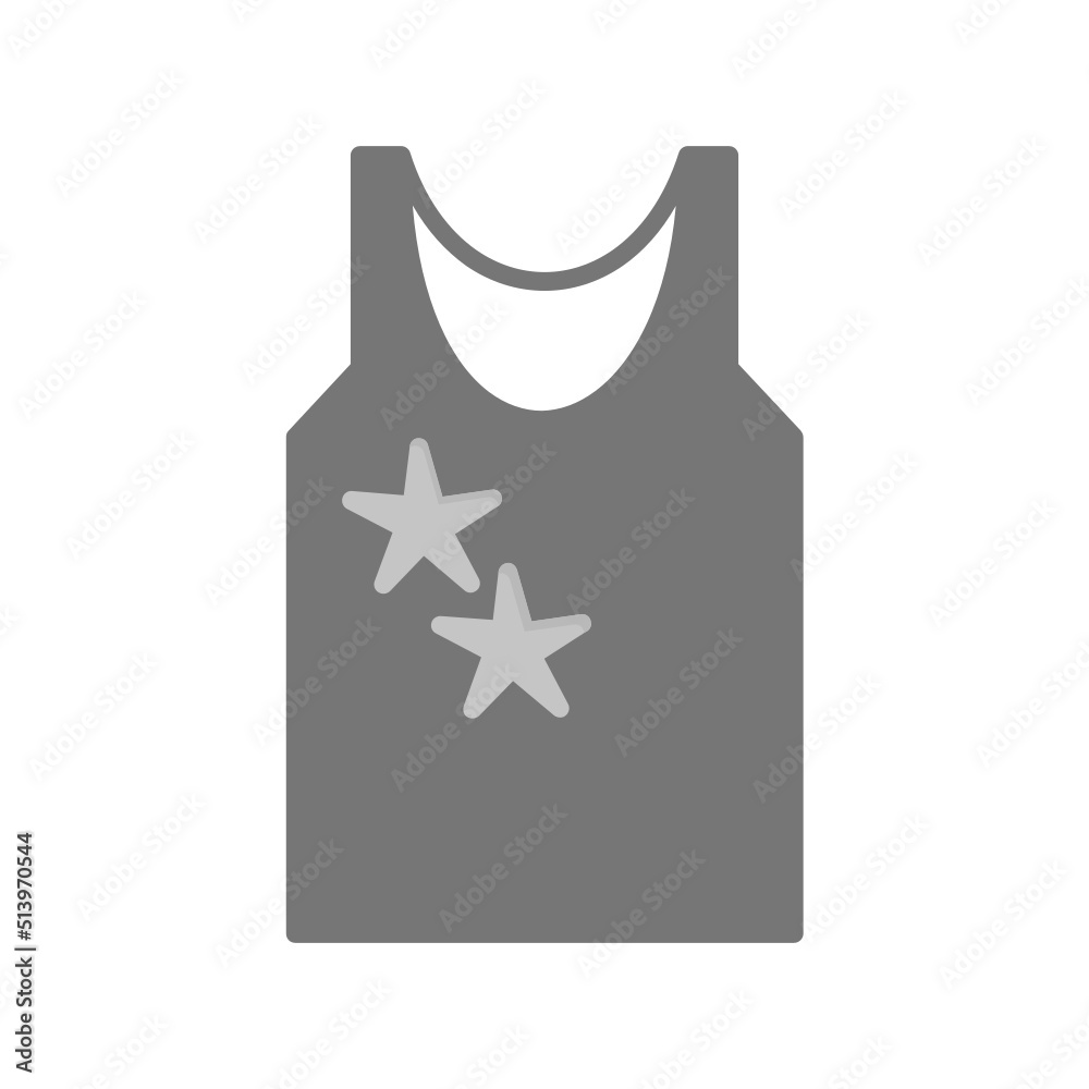 Wall mural Sleeveless shirt Icon