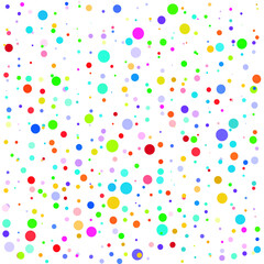 pattern with colorful confetti