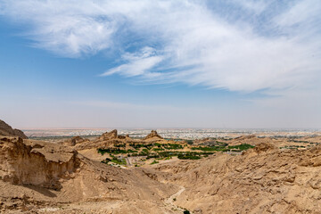 Jabal Hafeet, Jabal Ḥafīt, Mount Hafeet, Jebel Hafeet, is a mountain in the region of Tawam, on the border of the United Arab Emirates and Oman. The sole mountain in the Emirate of Abu Dhabi.