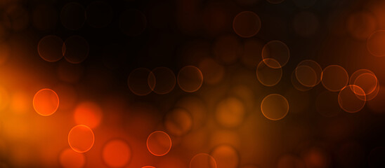 Conceptual lights wallpaper. Beautiful Abstract multicolored bokeh circles background with particles. Vibrant de-focused illustration with space to display your text or title.