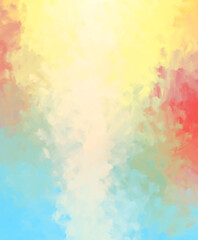 Brushed Painted Abstract Background. Brush stroked painting. Strokes of paint. 2D Illustration.