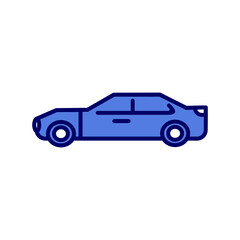 Fototapeta premium Sports car Icon