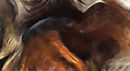 Modern art. Colorful contemporary artwork. Color strokes of paint. Brushstrokes on abstract background. Brush painting.