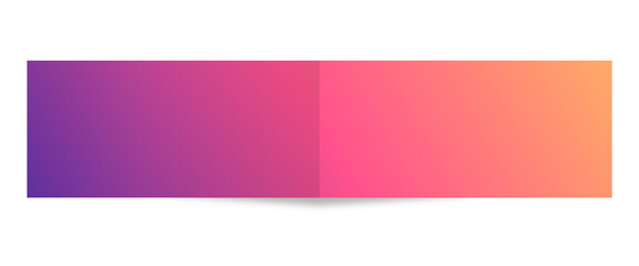 Obraz premium gradient folded rectangle banner 