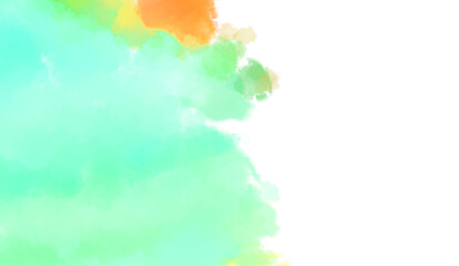 Brushed Painted Abstract Background. Brush stroked painting. Artistic vibrant and colorful wallpaper..