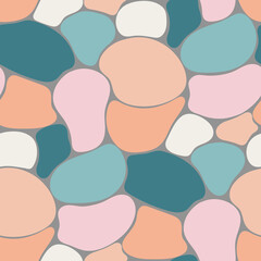 vector abstract pattern with spots, stones pattern, Abstract spotted seamless pattern