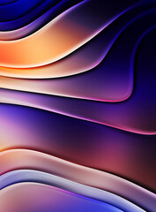 Abstract pattern glossy color background. Vibrant colorful wavy texture wall. Creative and beautiful wallpaper.