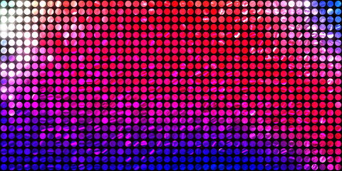 Shining lights party leds on black background. Digital illustration of stage or stadium spotlights. Glowing pattern wallpaper. Glamour background of colorful lights with spotlights. - 513983755