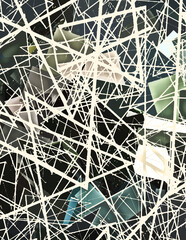 Modern art. Colorful contemporary artwork. Color strokes of paint. Brushstrokes on abstract background. Brush painting.