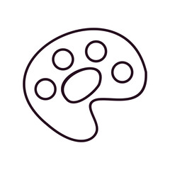 Fototapeta premium Palette Icon