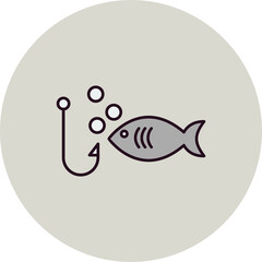 Fish hook Icon