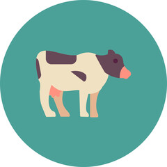 Obraz premium Cow Icon
