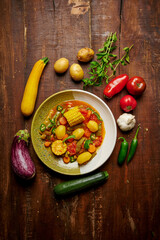 Summer vegetable stew