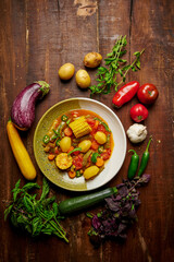 Summer vegetable stew