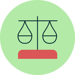 Law scale Icon